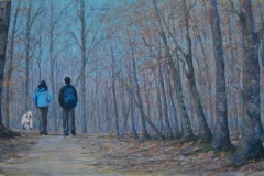 Lorraine Momper_Morning Walk_18.5x34